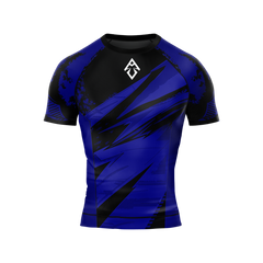 Rashguard Vortex Blu Fronte
