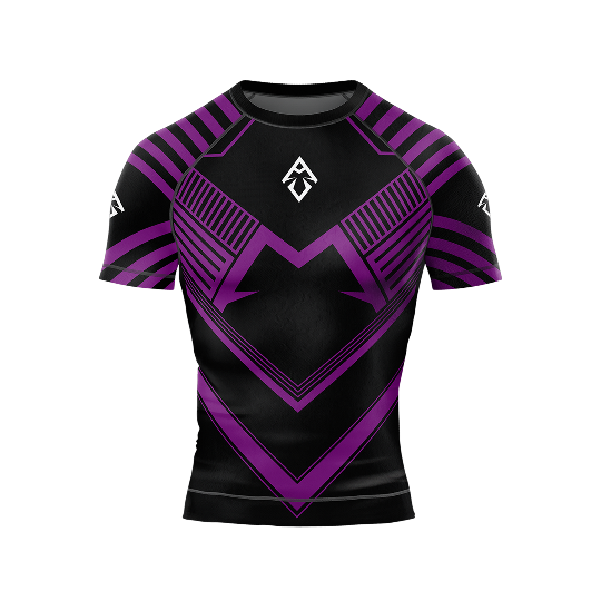 Rashguard Apex V1 Viola Fronte