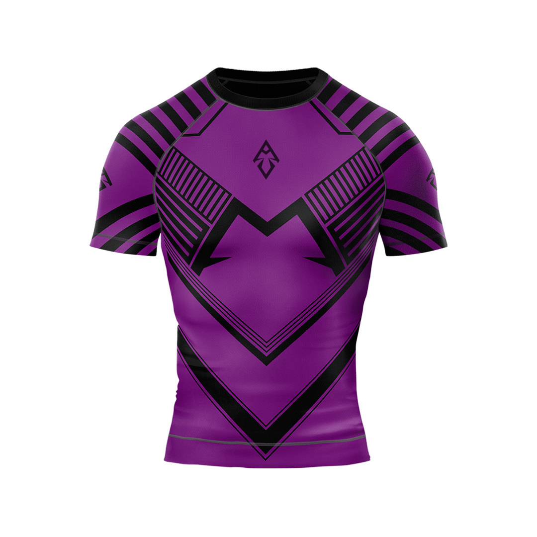 Rashguard Apex V2 Viola Fronte