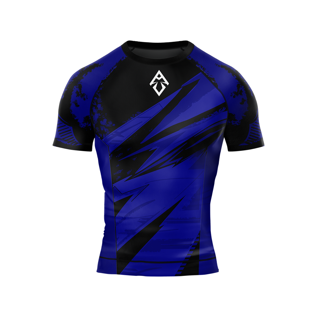 Rashguard Vortex Blu Fronte