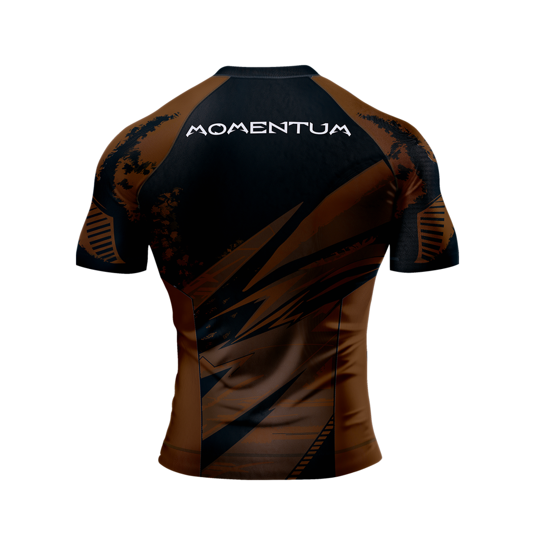 Rashguard Vortex Marrone Retro