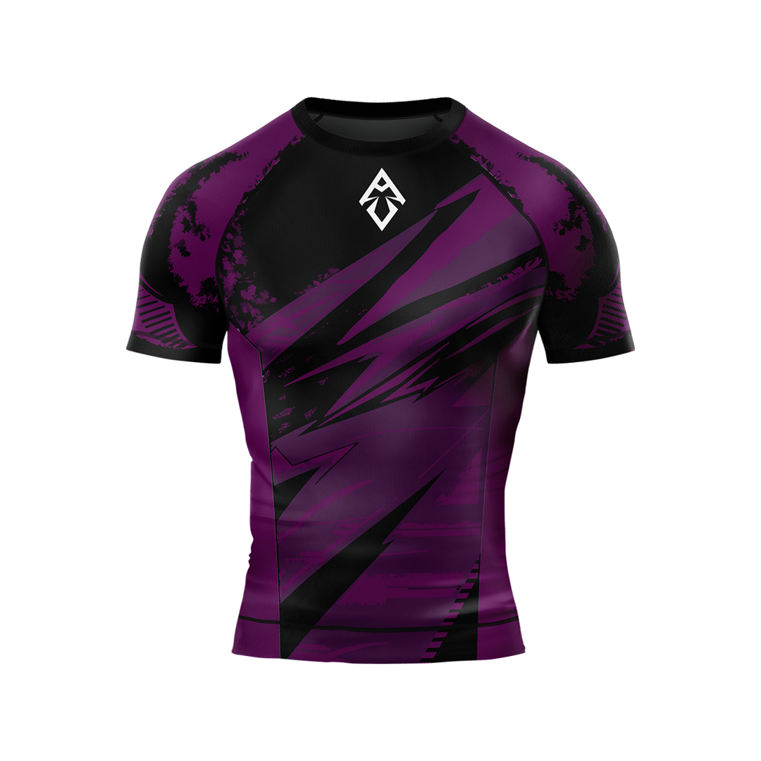 Rashguard Vortex Viola Fronte